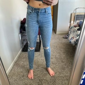 American eagle super high rise jeggings